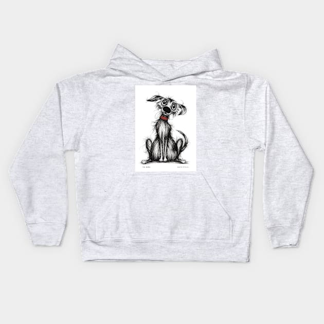 Mr Bark Kids Hoodie by Keith Mills